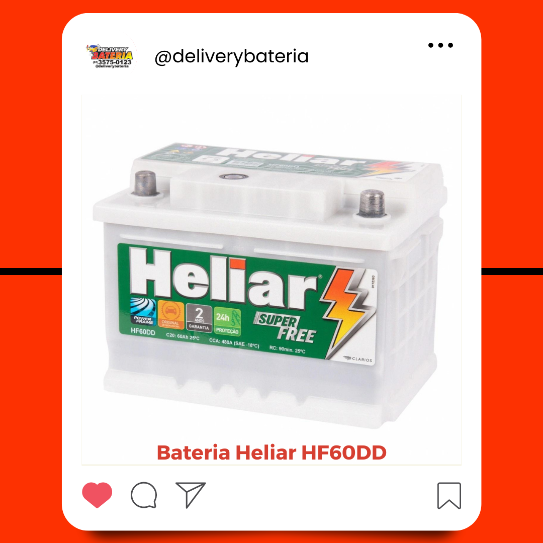 Bateria Heliar HF60DD