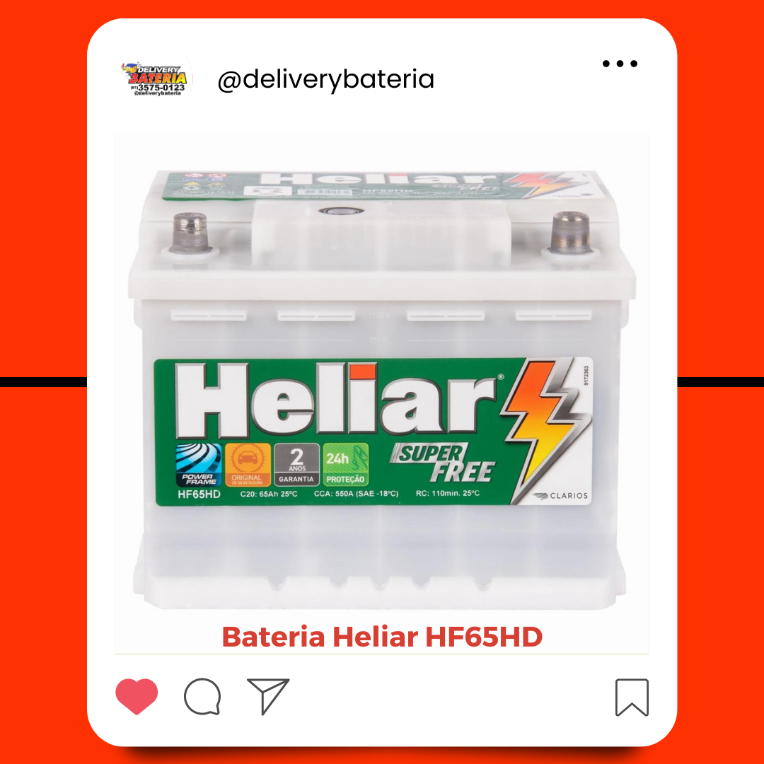 Bateria Heliar HF65HD