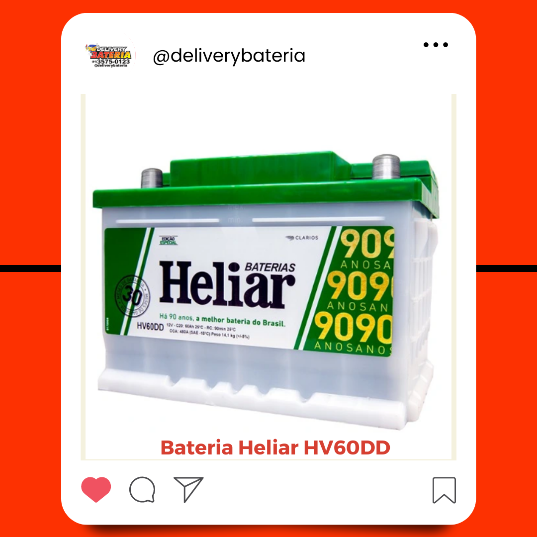 Bateria Heliar HV60DD